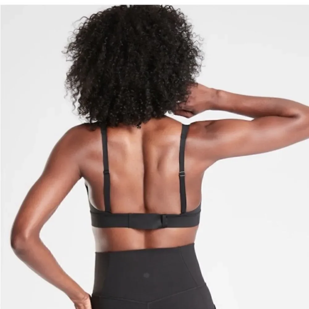 NWOT ATHLETA MEDIUM BLACK ESSENTIAL BRA